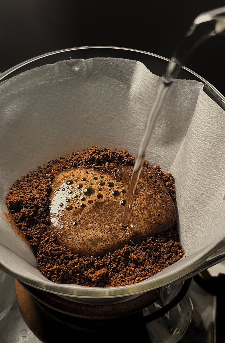 Barista at work