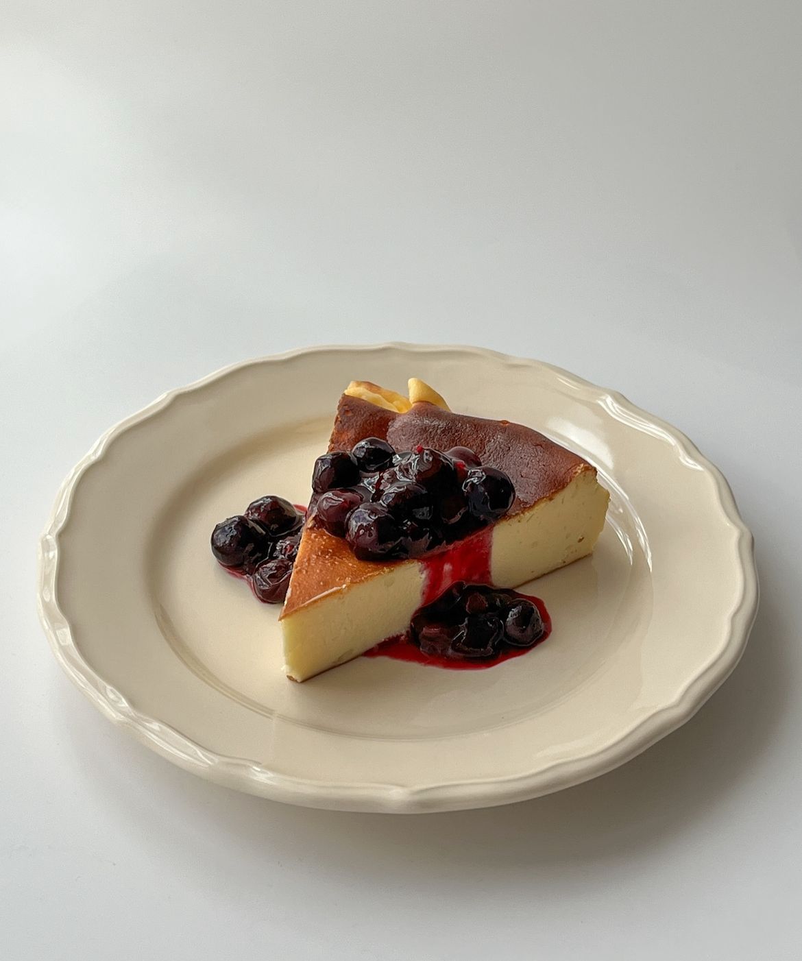 Blueberry cheesecake
